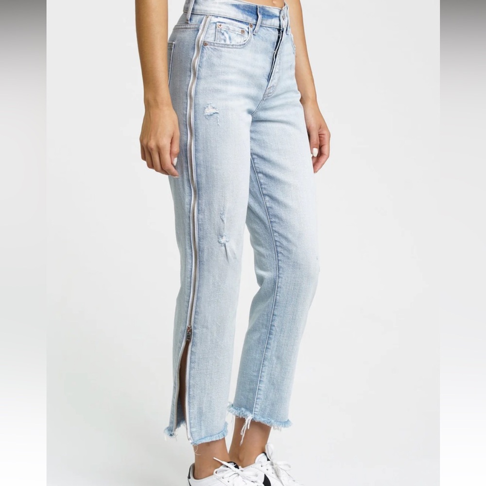 PISTOLA Charlie Utopia Zip High Rise Straight Leg Jean size 26 EUC - Picture 2 of 16
